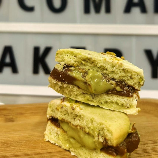 Alfajor edición especial pistacho