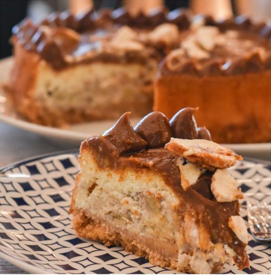 Cheesecake de Banana y dulce de leche