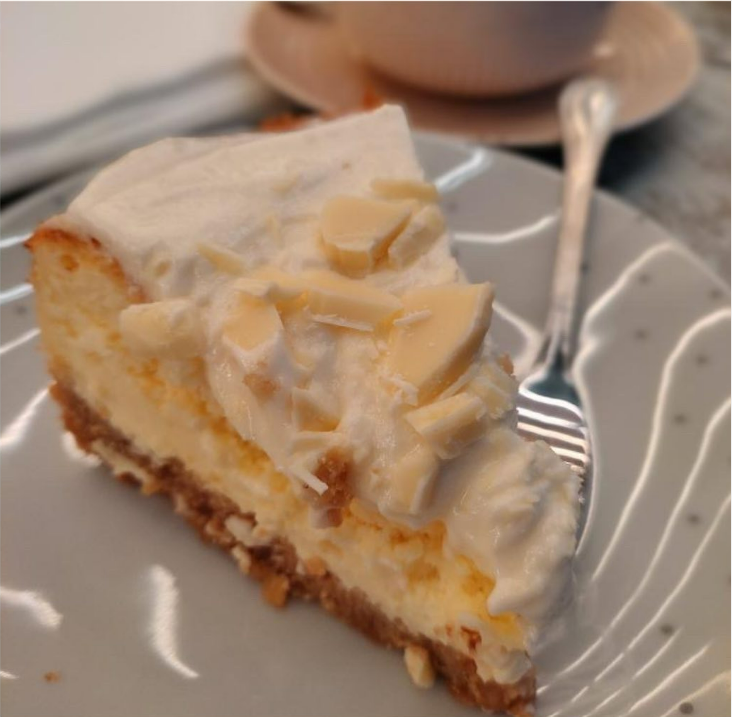 Cheesecake chocolate blanco