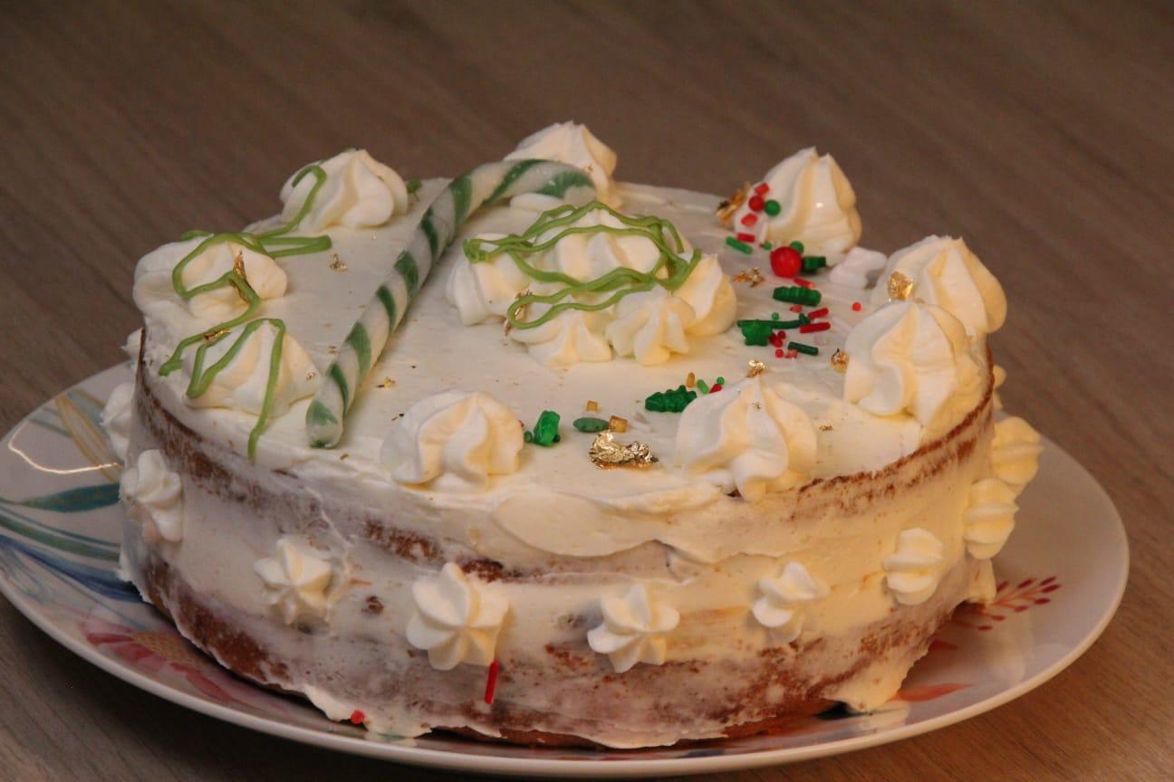 Carrot cake Navidad