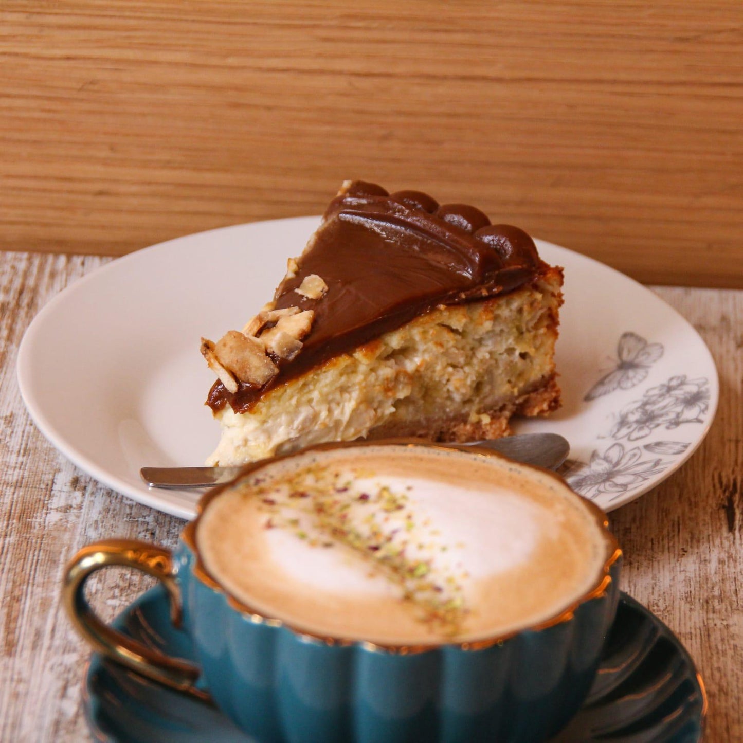 Cheesecake de Coco y dulce de leche